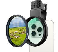 67mm CPL Filter Handy Cirkular Polfilter,Schraubfilter CPL Objektivfilter für Kameraobjektive,Clip-On-Handyfilter mit 16x vergütet für 95% der gäntigen Mobiltelefone,Zirkularer Polarisationsfilter