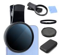 67mm CPL Polarisationsfilter Handy CPL Filter Kompatibel mit iPhone 16 Pro Max 15 14 13, Clip-On HD Cirkular Polfilter Objektivfilter für Smartphones mit Tragetasche und Objektiv-Reinigungstuch
