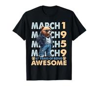 67th Birthday Cool Bear March 1959 Vintage 67 Years Old Camiseta
