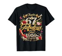 67th Birthday Queen Chapter 67 Fabulous Since 1959 Women Camiseta