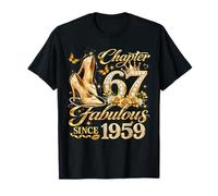 67th Birthday Queen Chapter 67 Fabulous Since 1959 Women Camiseta