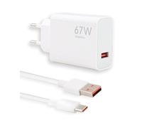 67W Cargador Carga Rapida con Cable de 2m para Xiaomi 15 15 Pro 14 13T 13 12 12S Ultra 12 Lite 12X 11T Redmi Note 13 12 11Pro 11S 10 Mi 11 Ultra 11i 10T Lite POCO X6 M6 X5 Pro F5 Turbo Carga Adaptador