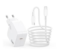 67W Cargador GAN USB C para MacBook Pro/Air 13 14 15 Pulgadas, ASUS ZenBook 14, Lenovo ThinkPad Yoga, HP Convertible X360, Huawei MateBook, Samsung GalaxyBook/Tab, 65W Cargador Portátil USB C, Blanco