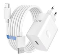 67W Cargador y 8A Cable USB C para realme 14x 12Pro 12+ GT 6 7T 6T Note 60,SUPERVOOC Adaptador de Cargador con Carga Rápida Tipo C Cable 1M Carga Flash para OPPO Reno 12 FS 13Pro A40 A60 Oneplus 13
