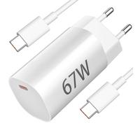 67W para Turbo Cargador Rápido USB C con Cable USB C 1m para Xiaomi 17T 15T | Tipo C Adaptador de Cargador Rápido para Turbo-Charge para Xiaomi 14T 13T Pad 7 Pro Redmi Note 14s Note 13 12 11Pro POCO M8