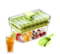 68-Cavity Ice Tray - Stackable Leakproof Maker With Press Releases