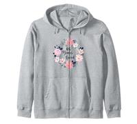 68 Years Loved 68th Birthday Floral 68 Year Old Men Women Sudadera con Capucha