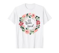 68 Years Loved Women Men 68 Years Old 68th Birthday Camiseta
