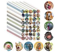 680 PCS Divertidos Pegatinas de Incentivo - 40 Diseños Vibrantes Motivadores Positivos, Recompensa de Animales Divertidos para el Aula del Profesor (17 Hojas)