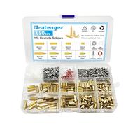 680 Piezas Separador M3, Robusto y Fácil de Usar, Espaciador, Amplia Gama de Aplicaciones, Separadores de Placa Base, para Aparatos Electrónicos y Eléctricos (amarillo)