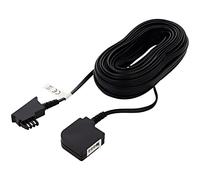 68000 Cable: Teléfono TAE F-Conector,TAE F-Conector 15m Negro GOOBAY