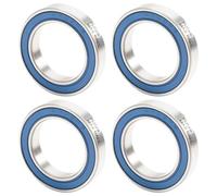 6803 VRS MAX Rodamientos en cartucho, Tamaño 17x26x5mm Cromo acero azul sellado con grasa, 6803LLU Cart Full Balls Rodamientos para buje de bicicleta Pivot (4 piezas)
