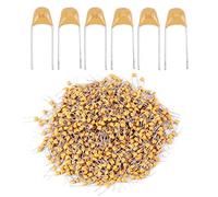 681 Ceramic Capacitor 680PF 5.08MM DC50V ±10% | 1000pcs Monolithic Capacitor for Bypass/Coupling/Filtering | Excellent Ceramic Material, Low Consumption & Low Frequency