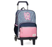 68222T1 MOCHILA ADAP. 40CM. 2C. C/CARRO PJL NONI DENIM