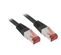68687 cable de red Negro 0,5 m Cat6 S/FTP (S-STP) negro, 0,5 m, Cat6, S/FTP (S-STP), RJ-45, RJ-45