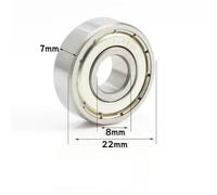 688ZZ Rodamiento 8x16x5 mm 10/40PCS Miniatura 688Z Mini rodamientos de bolas 618/8ZZ 688 ZZ(608zz,10Pcs)