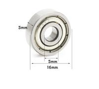 688ZZ Rodamiento 8x16x5 mm 10/40PCS Miniatura 688Z Mini rodamientos de bolas 618/8ZZ 688 ZZ(625zz,10Pcs)