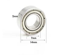 688ZZ Rodamiento 8x16x5 mm 10/40PCS Miniatura 688Z Mini rodamientos de bolas 618/8ZZ 688 ZZ(687zz,10Pcs)