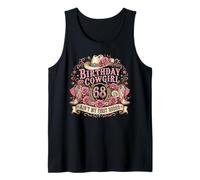68th Birthday Cowgirl 68 Year Old Country Western Girl Women Camiseta sin Mangas