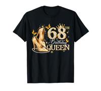 68th Birthday Queen 68 and Fabulous 68 Years Old Women Girls Camiseta