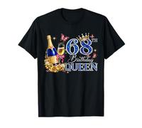 68th Birthday Queen 68 and Fabulous 68 Years Old Women Girls Camiseta