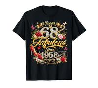 68th Birthday Queen Chapter 68 Fabulous Since 1958 Women Camiseta