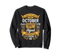 68th Birthday The Real Legends October 1957 68 Years Old Men Sudadera