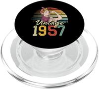 69 años Edición Limitada 1957 Vintage 69 Cumpleaños Mujer PopSockets PopGrip para MagSafe
