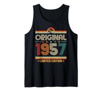 69 Cumpleaños Hombre Regalo Vintage Año 1957 Camiseta sin Mangas