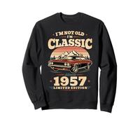69 Cumpleaños Hombre Regalo Vintage Año 1957 Sudadera