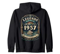 69 Cumpleaños Hombre Regalo Vintage Año 1957 Sudadera con Capucha