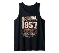 69 Cumpleaños Hombre y Mujer Regalo Vintage Año 1957 Camiseta sin Mangas