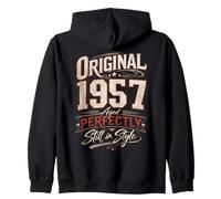 69 Cumpleaños Hombre y Mujer Regalo Vintage Año 1957 Sudadera con Capucha