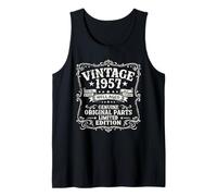69 Cumpleaños Regalo Hombre y Mujer Vintage Año 1957 Camiseta sin Mangas