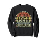 69th Birthday Gifts Vintage October 1956 69 Years Old Men Sudadera