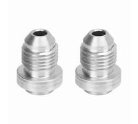 6AN Weld Bungs 2PCS Weld On Bung Fitting Hose Adapter with Advanced Angle Design for Performance Compatible with B16 for Race Oil Tanks Fuel Cells Oil Coolers and Swirl Pots