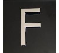 6CM Números De Casa ABS De for Exterior, Números De Buzón for Exterior, Letras Y Números Magnéticos, Decoraciones De Buzón for Exteriores De Coches Puerta Ventana Casa Apartamentos Oficina(F)