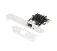 6COM Tarjeta de red GIGA 2.5GBase-T PCI-E, puerto RJ45 único 2500/1000/100M/100M/10Mbps adaptador de red con controlador Ethernet Realtek RTL8125B, compatible con Windows 11/10/8/7, Windows Server