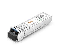 6COMGIGA 10GBase-LR SFP+ módulo de transceptor para Cisco SFP-10G-LR, Ubiquiti, D-Link, Supermicro, Netgear, Mikrotik (SMF, 1310nm, 10KM, LC)