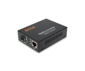 6COMGIGA Mini convertidor de medios de red Ethernet 10G no gestionado 1 x 100M/1G/2,5G/5G/10GBase-T RJ45 a 1 x 10GBase-X SFP+ ranura 10Gigabit Ethernet convertidor de medios AC 100V ~ 240V o DC 5 ~