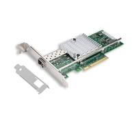 6COMGIGA Tarjeta de red SFP+ PCI-E de 10 Gb, con Intel 82599EN, puerto SFP+ único, adaptador de red convergente Ethernet para Intel X520-DA1, compatible con Windows Server/Windows, Linux, VMware