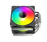 6Direct Touch Heat Pipe PWM Control de temperatura PWM Ventilador de CPU de doble refrigeración con efecto Argb Enfriador de CPU de doble torre