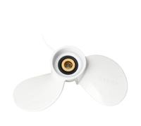 6E0-45941-01 Hélice de aluminio 7 1/2x8 3 9 Dientes estriados Blanco R Rotación Compatible con modelos de embarcaciones marinas Modelos de motores fueraborda Modelos de barcos Motor 4-6Hp 6E0-45941-01