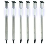 6er Set Solar Lámpara LED Acero Inox. 70cm Lámpara Solar Lámpara de Jardín