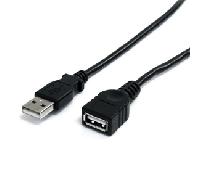 Startech Extension Cable A To A Usb 2.0 18 M One Size Black