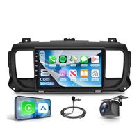 6G+128G 8 Core Android Radio Coche para Citroen Jumpy 3/Peugeot Expert/Toyota Proace 2016-2021, 9" Pantalla Carplay Android Auto Inalámbrico FM/RDS/EQ/DSP WiFi GPS Bluetooth Panorámico de 360°