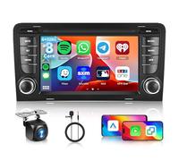 6G+128G 8-Core Android Radio para Audi A3 2003-2012/S3 2006-2012/RS3 2011-2012 con Carplay Android Auto Inalambrico, Hodozzy Pantalla Táctil 7 Pulgadas con Bluetooth GPS WiFi DSP FM/RDS Radio, Cámara