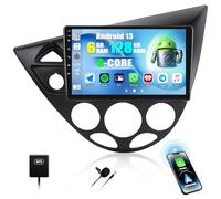 [6G+128G 8 Core] CAMECHO Android 13 Radio Coche para Ford Focus MK1 C170 1998-2005 con Carplay Android Auto GPS, Pantalla de 9 Pulgadas con Bluetooth DSP RDS MirrorLink