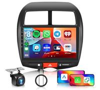 6G+128G 8-Core Radio para Mitsubishi ASX 2010-2016/Peugeot 4008 2012/Citroen C4 2007-2013 con Carplay Android Auto, Hodozzy Pantalla Táctil de 10 Pulgadas con Bluetooth GPS WiFi USB DSP FM/RDS Cámara