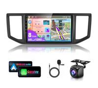 6G&128G 8 núcleos VECHTEL 10.1" Radio de Coche para VW Crafter Amarok Van 2017-2021 con Carplay Android Auto,Android 15,1280 * 720,Bluetooth,DSP Radio RDS/FM,GPS Wi-Fi,cámara de visión AHD